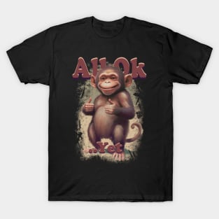 Happy funny monkey T-Shirt
